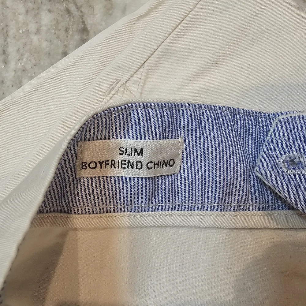 J.Crew Slim Boyfriend Chino Pants Women’s 27 Tall Khaki Beige Re-Imagined
